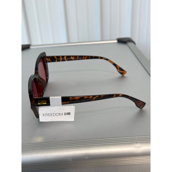 Kreedom Southbank Polarized Sunglasses UV Protection Tortoise Shell Fashion NEW - Picture 2 of 6